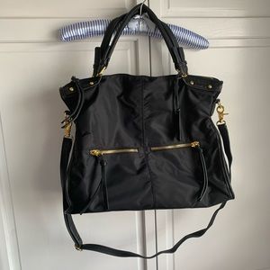 Black nylon Steve Madden shoulder bag